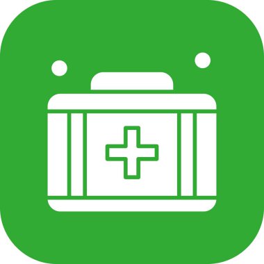 Evrak çantası simgesinin vektör illüstrasyonu