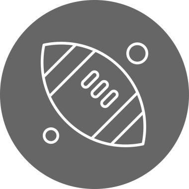 Rugby ikonu illüstrasyonu