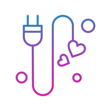  vektör veri kablosu simgesi 