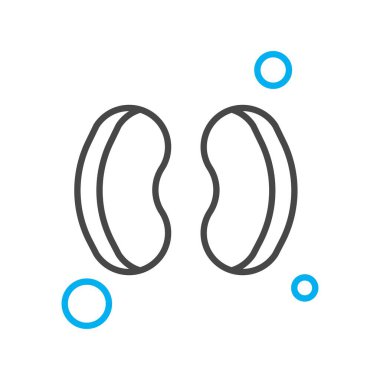 vektör böbrek simgesi illüstrasyonu