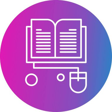 kitap simgesi vektör illüstrasyonu