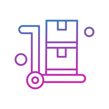 Tramvay Simgesinin vektör çizimi