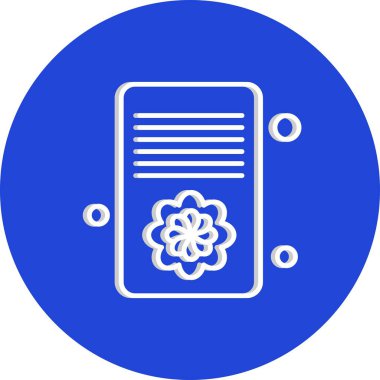 Vektör belgesi Simge illüstrasyonu