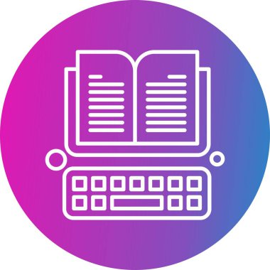 kitap simgesi vektör illüstrasyonu