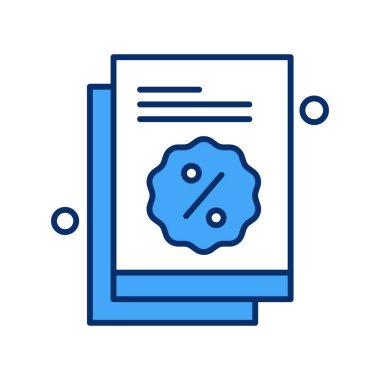 Vektör belgesi Simge illüstrasyonu