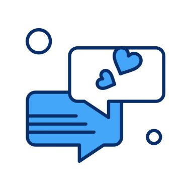  Vektör sohbet simgesi illüstrasyonu