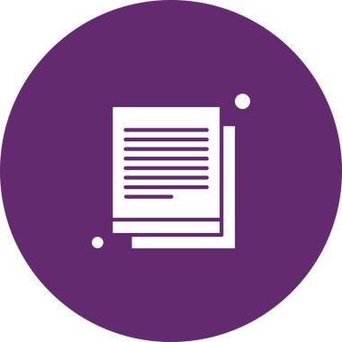 Vektör belgesi Simge illüstrasyonu