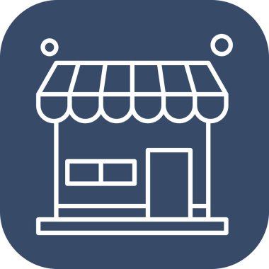 vektör mağaza simgesi çizimi