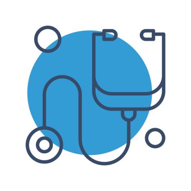  vektör steteskop resimleme