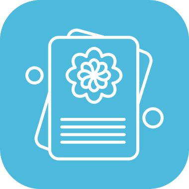 Vektör belgesi Simge illüstrasyonu