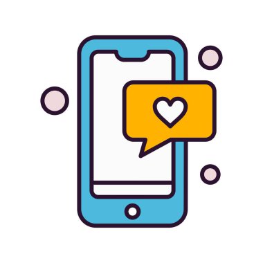 Vektör Mobil simge illüstrasyonu