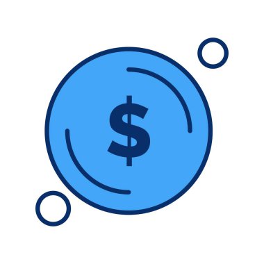 Dolar simgesi vektör illüstrasyonu