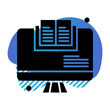 Lcd Simge vektör çizimi