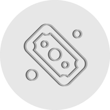 Dolar simgesi vektör illüstrasyonu