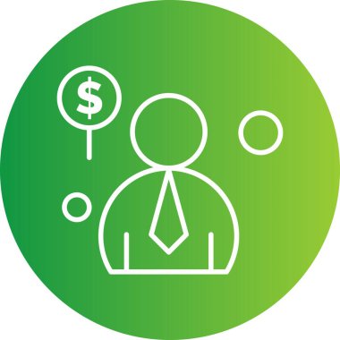 Vektör Adam Simgesi illüstrasyonu