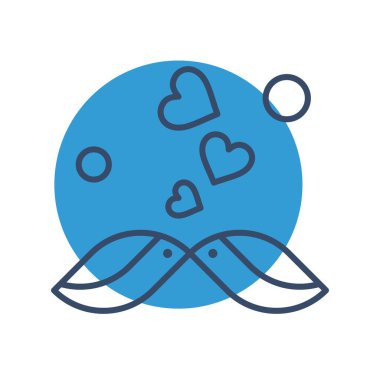 vektör kuş simgesi illüstrasyonu