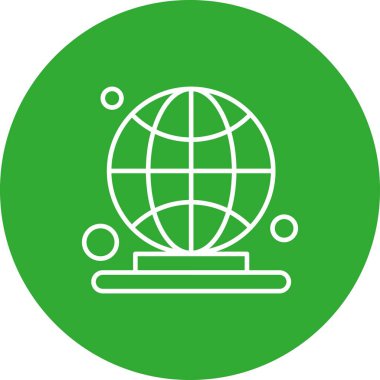 vektör Dünya simgesi illüstrasyonu