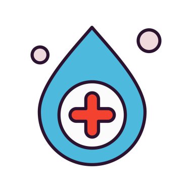 Vektör konumu simge illüstrasyonu