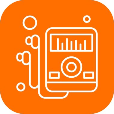 mp3 vektör simgesi illüstrasyonu