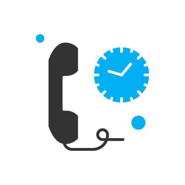 Vektör telefon simgesi illüstrasyonu