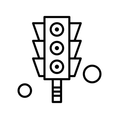 vektör trafik işareti Ico