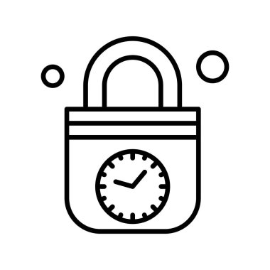  Vektör illüstrasyon kilidi simgesi