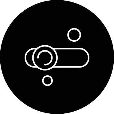 Eşitleyici Simgesinin vektör illüstrasyonu