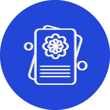 Vektör belgesi Simge illüstrasyonu