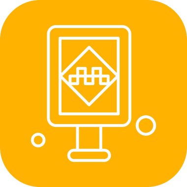 vektör trafik işareti Ico