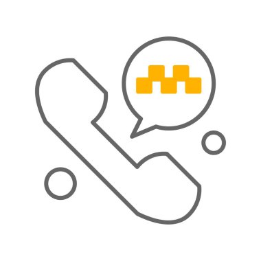 Vektör telefon simgesi illüstrasyonu