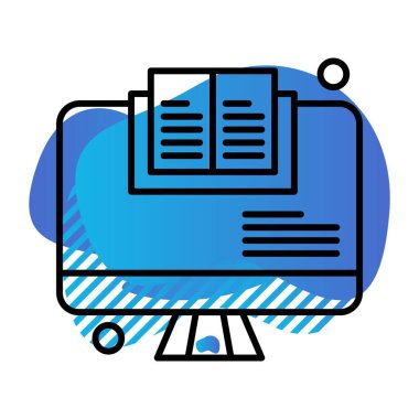 Lcd Simge vektör çizimi