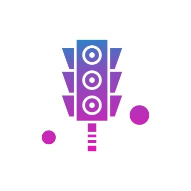 vektör trafik işareti Ico