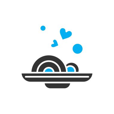 Gıda simgesinin vektör illüstrasyonu