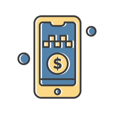  Vektör Mobil simge illüstrasyonu