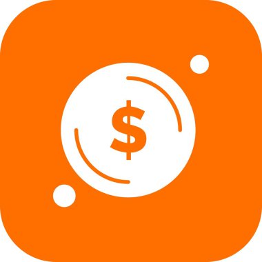 Dolar simgesi vektör illüstrasyonu