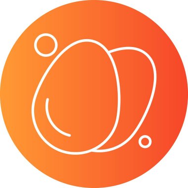  Gıda simgesinin vektör illüstrasyonu