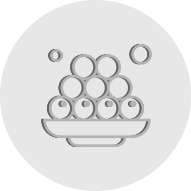 Gıda simgesinin vektör illüstrasyonu