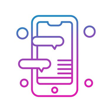  Vektör Mobil simge illüstrasyonu