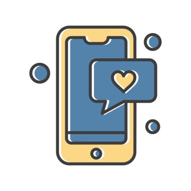 Vektör Mobil simge illüstrasyonu