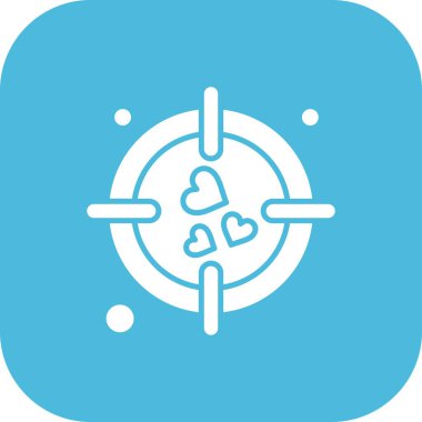 vektör hedef simgesi illüstrasyonu