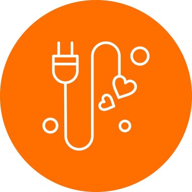  vektör veri kablosu simgesi 