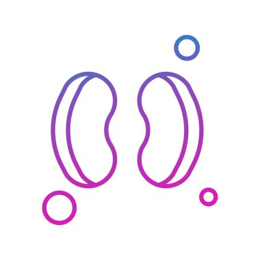 vektör böbrek simgesi illüstrasyonu