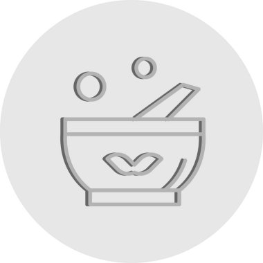  vektör Bowl simgesi illüstrasyonu