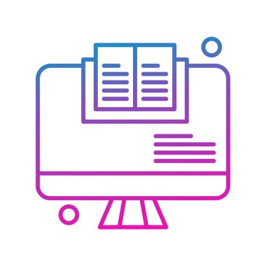 Lcd Simge vektör çizimi