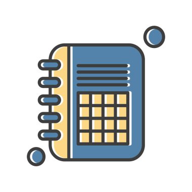 Vektör belgesi Simge illüstrasyonu