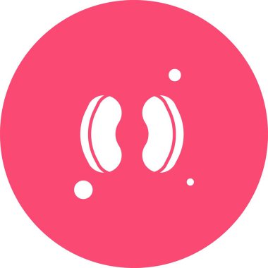 vektör böbrek simgesi illüstrasyonu