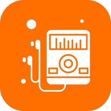 mp3 vektör simgesi illüstrasyonu