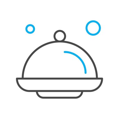  Gıda simgesinin vektör illüstrasyonu