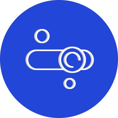 Eşitleyici Simgesinin vektör illüstrasyonu