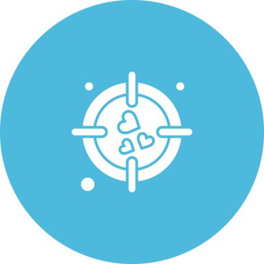 vektör hedef simgesi illüstrasyonu